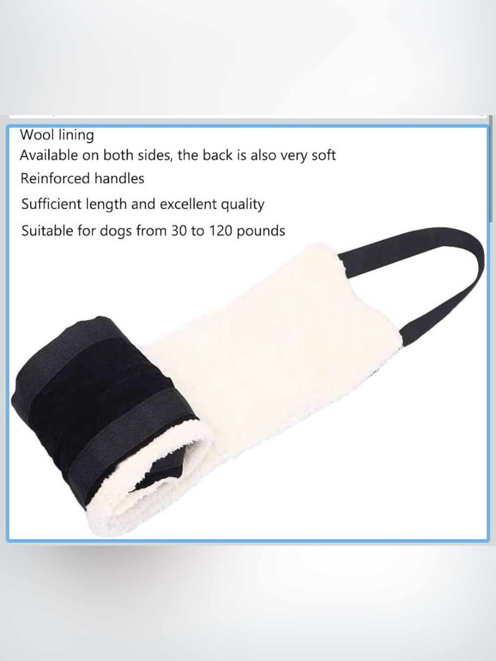 🐶 Dog Lift Support Sling Rear Leg Mobility Harness 🦴